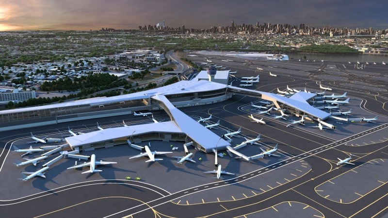 拉瓜迪亚机场的大规模重建工程开始建设