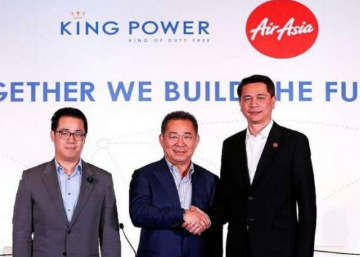 King Power购买泰国亚洲航空公司39％的股份