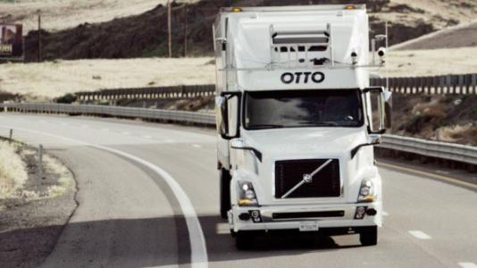 优步的自动驾驶卡车采用全新 无Otto的外观