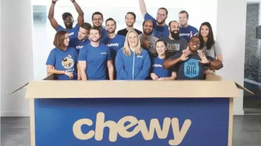 Petwy的在线业务Chewy在IPO定价后以每股22美元的价格飙升86％