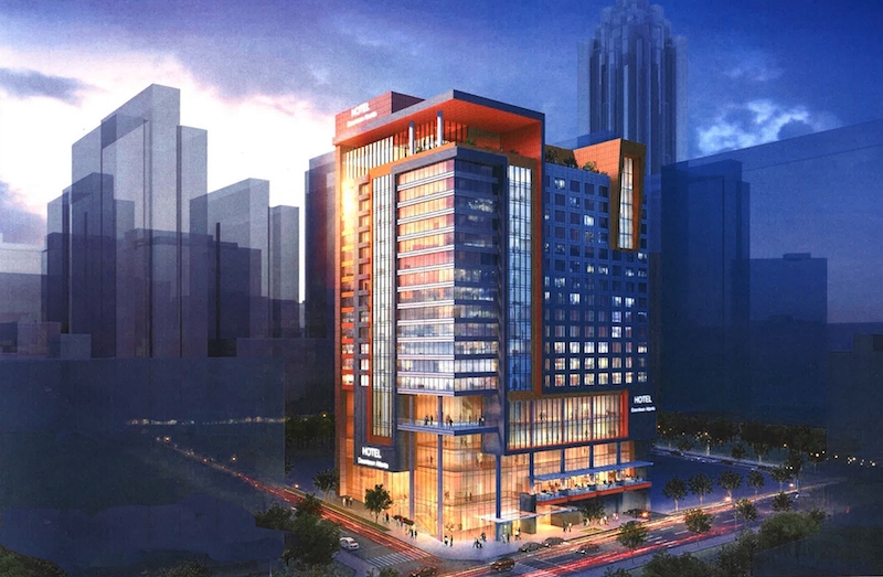 在亚特兰大市中心提出7500万美元的商业大厦和酒店