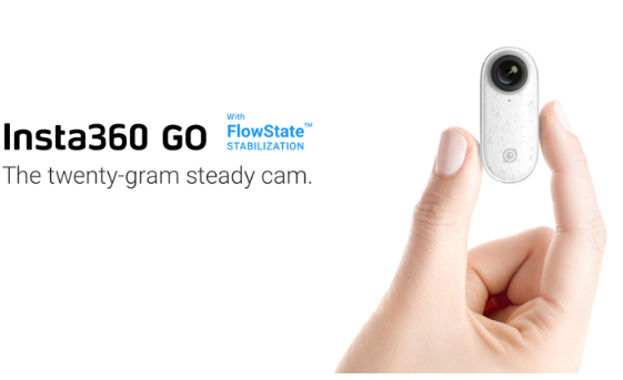 售价200美元Insta360 GO是一款小巧的0.65盎司稳定动作凸轮