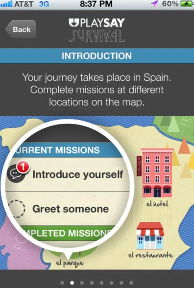 PlaySay通过语音识别应用程序游戏语言学习
