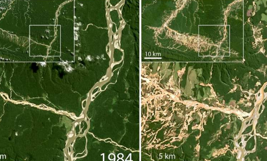 金矿开采严重损害了秘鲁生物多样性热点地区河流的水质