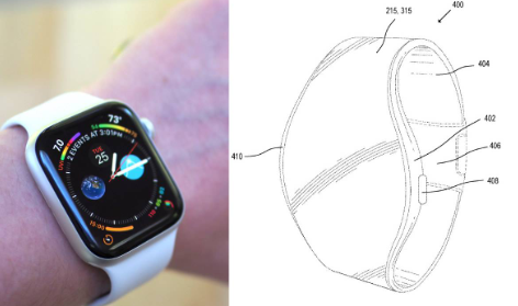 带有可弯曲显示屏带的Apple Watch获得MicroLED专利