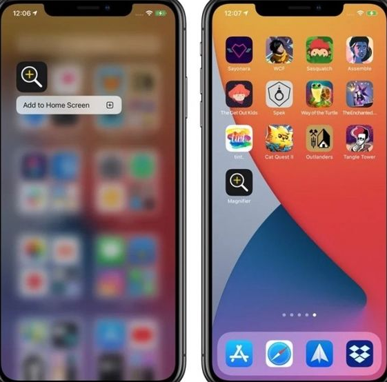 iOS 14新版放大镜