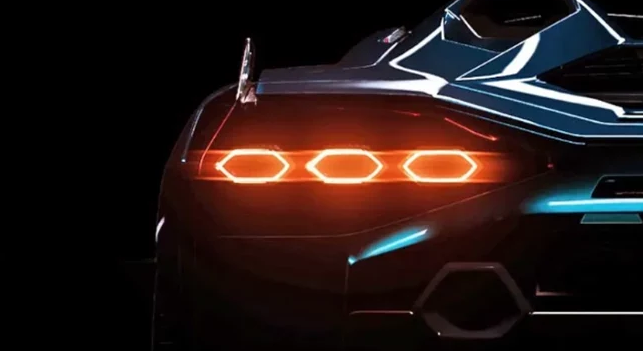 兰博基尼发布了一张Sian Roadster的预告图