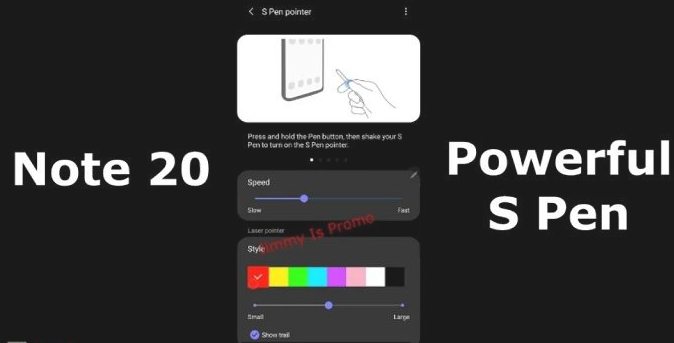 三星 Galaxy Note 20 Ultra 增强 S Pen 手写笔功能