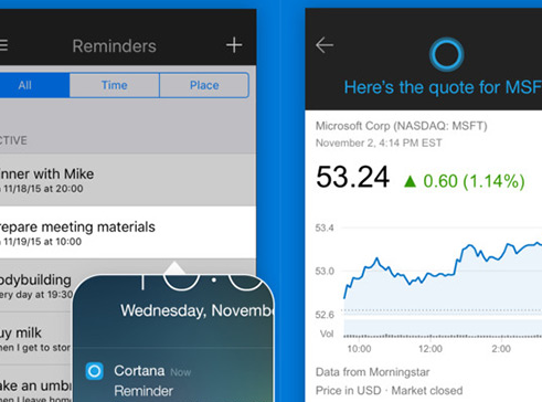 微软终止对Cortana移动应用程序的支持