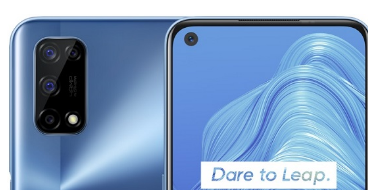 Realme V5 5G手机宣布推出6.5英寸FHD + 90Hz显示屏