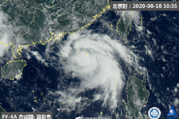 台风海高斯最新消息 广西成后期降雨最强区域