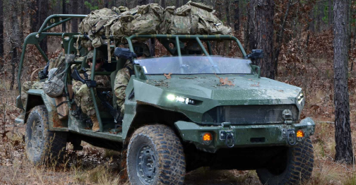 通用国防部展示步兵小队车辆即已准备好服役的科罗拉多ZR2