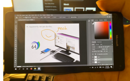 Lumia智能手机发现正在运行Adobe Photoshop