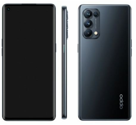 OPPO RENO 5 5G智能手机可以使用磷光材料