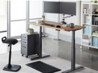 Vari站立式办公桌非常坚固而且超级简单