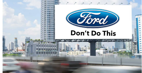 福特专利可怕的广告牌扫描技术展示车载广告