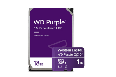 WesternDigital已宣布在其Purple存储解决方案中推出两种新产品