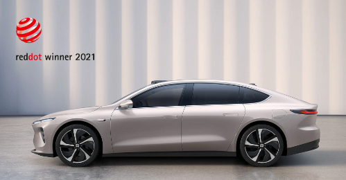 中国电动汽车制造商蔚来凭借时尚的ET7荣获2021年红点设计奖