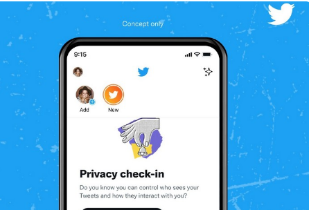 Twitter分享新功能概念以提高隐私和用户可发现性