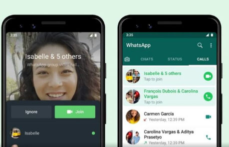 WhatsApp带来可加入的通话功能现已推出