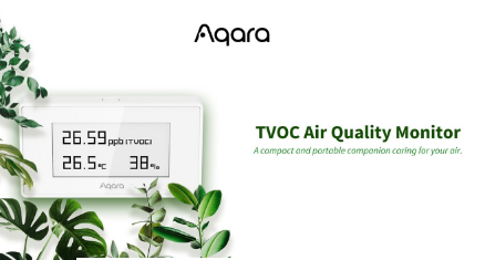 Aqara发布兼容HomeKit的TVOC空气质量监测器