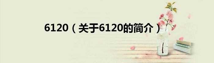 6120（关于6120的简介）