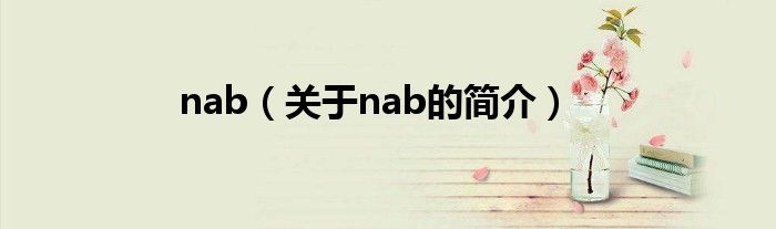 nab（关于nab的简介）