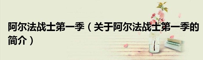 阿尔法战士第一季（关于阿尔法战士第一季的简介）