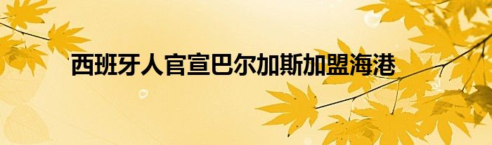 西班牙人官宣巴尔加斯加盟海港