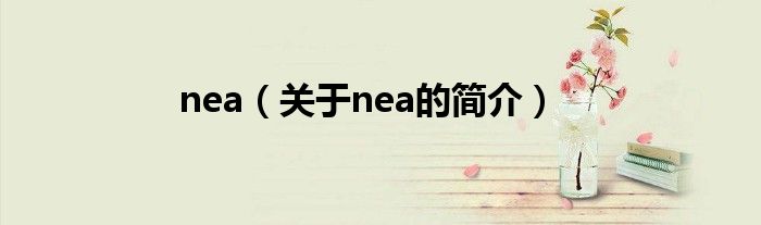 nea（关于nea的简介）