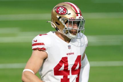 49ers 的 Kyle Juszczyk 可能会在与公羊的比赛中出局