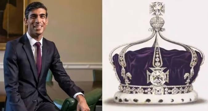 印度网民向苏纳克索要英国王冠钻石