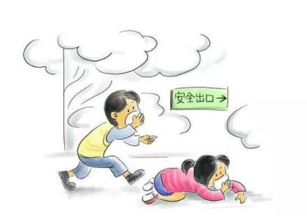 火场逃生时应该避免吸入什么