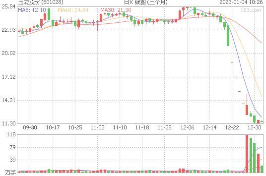 山东上市公司慢牛突变大熊股 玉龙股份单月跌52%