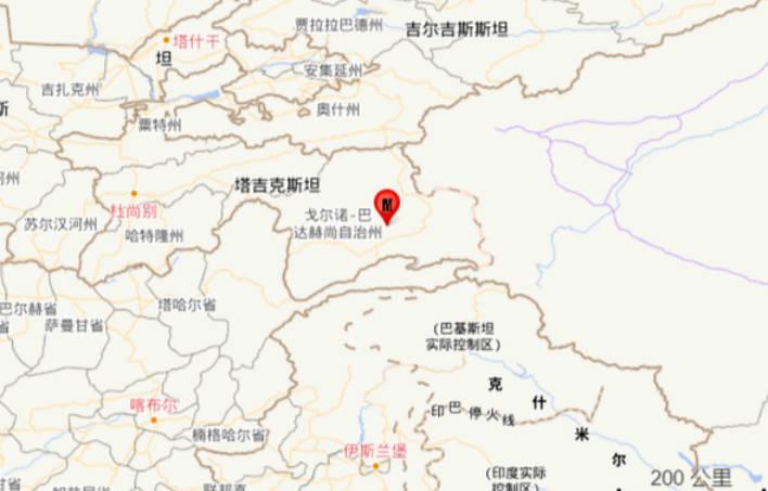 塔吉克斯坦发生7.2级地震，新疆喀什震感强烈（居民外出避难）