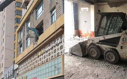 哈尔滨一栋楼的承重墙被砸23天业主苦等解决方案