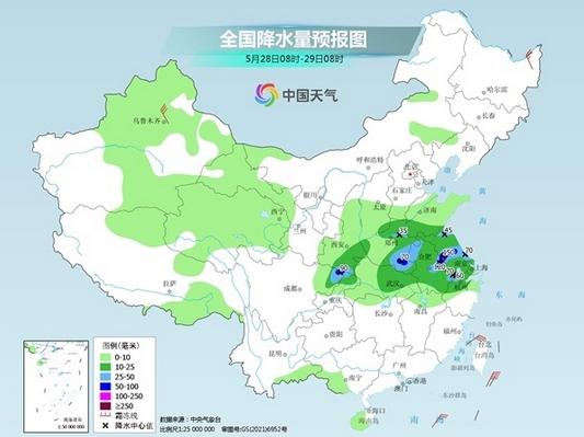 北方降雨再度增多，南方大部分地区闷热，体感温度可达40℃