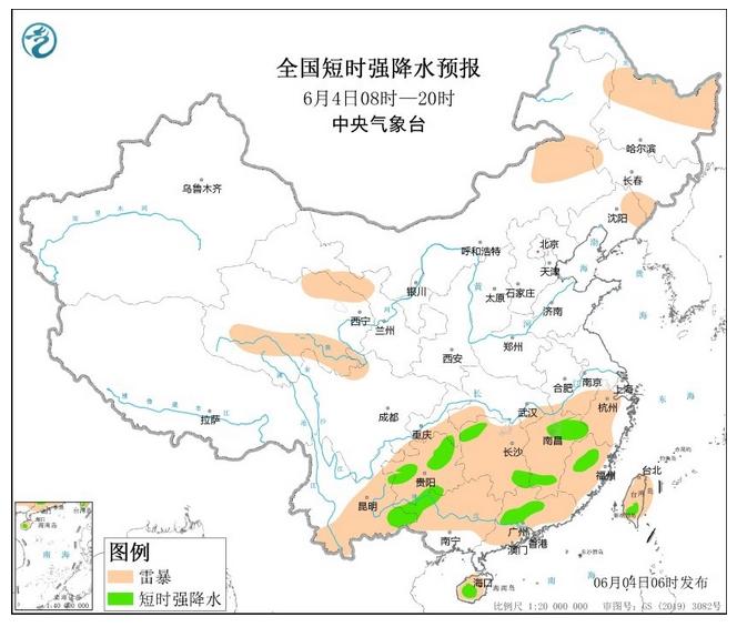 贵州云南江西广东等地强对流天气持续，灾害防御建议发布