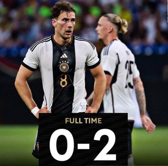 德国遭哥伦比亚逆袭，0-2告负，表现低迷