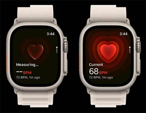 苹果重新设计心率应用，watchOS 10提供实时心率可视化