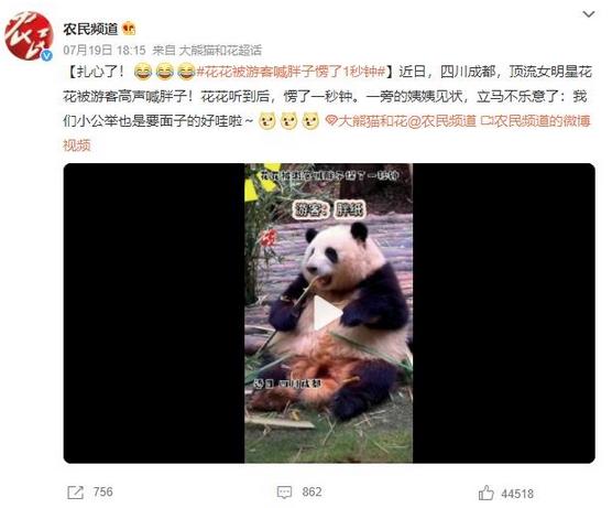 顶流女明星花花被游客喊胖子愣了1秒钟，网友：扎心了！