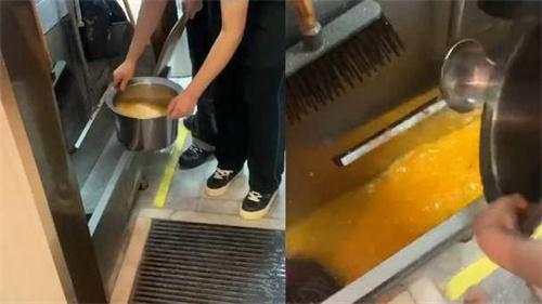 浙江一餐厅拖把槽用自来水兑橙汁 餐厅致歉 市监局已查封