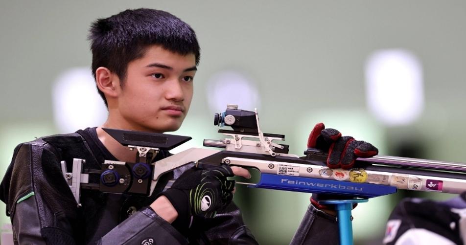 中国射击队夺得亚运会男子10米气步枪团体铜牌和个人赛金牌