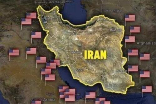 马斯克发图伊朗被美军基地包围 美军基地为什么包围伊朗
