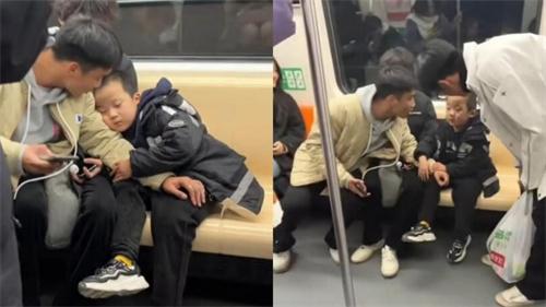 爸爸喝醉把儿子落地铁急坏大学生 外出如何保护安全