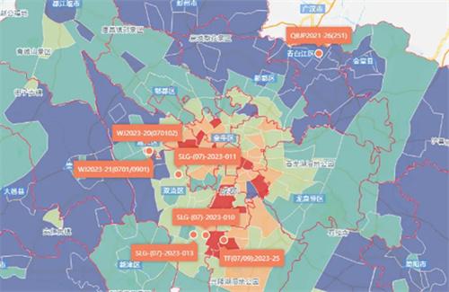 成都32.27亿元出让5宗涉宅用地 天府新区的地块溢价率超60%