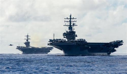 美军派3艘航母奔赴中国周边 美国航母部署中国如何